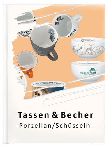 Werbeartikel Katalog-Tassen-Porzellan